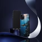 Cobia Reef Phone Case, Shaft of Light Ocean Fishing Tough Cover