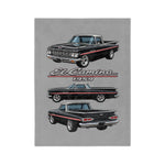 1959 El Camino Classic Car Velveteen Blanket | Vintage Chevy Auto