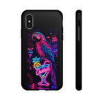 Neon Parrot Cocktails phone case | Tough Cases