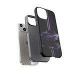 R33 Skyline Phone Case, Purple 97 JDM Sports Car Stripe Studio Cover