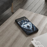 Siberian Husky Geometric Diamond Art Tough Phone Case