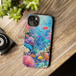 Underwater Coral Reef Phone Case | Colorful Tropical Fish Ocean Scene