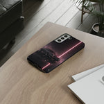 FC RX-7 Pink Neon Fog Column Tough Case