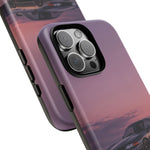 Sunset Skyline GT-R R32 phone case | car reflection, purple dusk