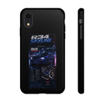 R34 Skyline Spec Sheet Phone Case, RB26 Night Expressway Cover