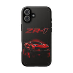 Red ZR1 C8 Phone Case for Chevy Fans, Tough Cover