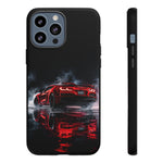Z06 C8 Phone Case, Red Smoke Studio Reflection Cover