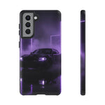 Midnight Charger Violet Neon Tough Phone Case