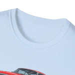 Red Vintage 1960 Chevy Impala Trio T-Shirt | Classic Car Illustration