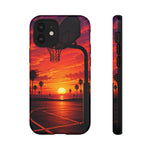 Basketball Court Sunset Phone Case | Tough Phone Case