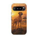 Rhodesian Ridgeback African Savanna Art Tough Phone Case