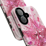 Pink Glitter Star Tough Case | Sparkle Phone Case