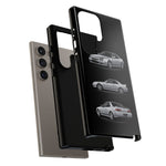 Silver Prelude Sports Coupe Tough Phone Case for JDM Fans
