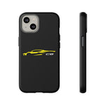 Yellow C8 Phone Case for Chevy Fans, Tough Protective Cover