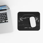 Black Out C7 ZR1 Front View Mouse Pad | Sports Car Racing Desk Mat