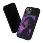 Melancholy Anime Girl Phone Case Vaporwave Tough Case