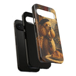Poodle in Beret Phone Case | Vintage Paris Café Illustration