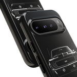 1969 Camaro Black Restomod Front Tough Phone Case Cover Gift