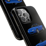 Blue MX-5 Roadster Phone Case Tough JDM Convertible Multi View Print