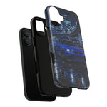 Skyline GT-R R34 Bayside Blue Tokyo Night Art Tough Phone Case