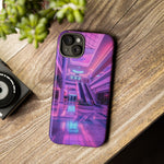 Empty Mall Escalator Vaporwave Art Tough Phone Case