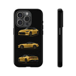 Gold Fairlady Z Classic Sports Car Tough Phone Case - 3 View