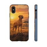 Rhodesian Ridgeback African Savanna Art Tough Phone Case