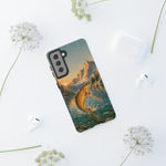 Leaping Golden Trout Lake Scene phone case | Tough Cover