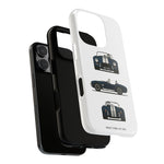 1966 Cobra Blue White Stripe Roadster Tough Phone Case Cover