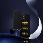 Gold Fairlady Z Classic Sports Car Tough Phone Case - 3 View