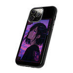 Melancholy Anime Girl Phone Case Vaporwave Tough Case