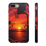 Basketball Court Sunset Phone Case | Tough Phone Case