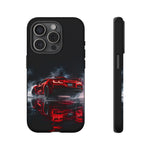 Z06 C8 Phone Case, Red Smoke Studio Reflection Cover