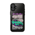R32 Skyline GT-R Manga Style JDM Tough Phone Case Cover Gift