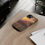 C8 ZR1 Corvette Phone Case, Red Foggy Coastal Road Cover
