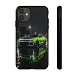 Camaro ZL1 Neon Green Muscle Car phone case | Tough Cover