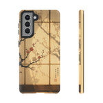 Plum Blossom Shoji Screen Phone Case Zen Art Tough Case