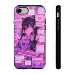 Online Girl Aesthetic Vaporwave Phone Case – Internet Portrait