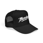 Bushwick NYC Script Trucker Hat Streetwear Brush Lettering Snapback Urban Brooklyn Style