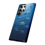 Amberjack School Phone Case, Open Water Sunlight Tough Cover