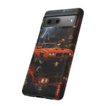 70 GTO Judge Phone Case, Rainy City Night Muscle Car Cover