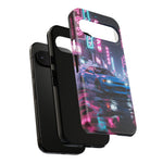 Skyline GT-R Tokyo Rain JDM Night Art Tough Phone Case