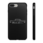 1957 Bel Air Line Art Chrome Script Tough Phone Case Cover Gift