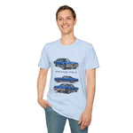 Blue 1970 Grand Prix Car T-Shirt | Classic Auto Trio Illustration