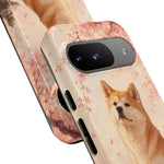 Akita Cherry Blossom Phone Case Sakura Dog Lover Gift