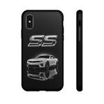 White SS Camaro reflection phone case | Car muscle car phone case
