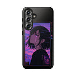 Melancholy Anime Girl Phone Case Vaporwave Tough Case