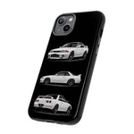 R32 Skyline Phone Case White, Three-View Vector Cover, Gift GTR Fans