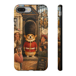 Corgi Royal Guard phone case | Cute British corgi soldier illustration