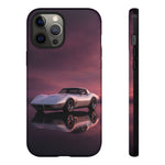 Soft White C3 Corvette Mauve Sky Phone Case